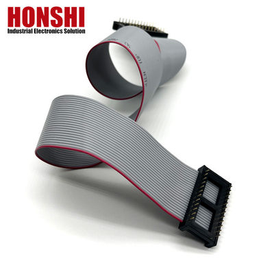 IDC Conector masculino 6 8 10 12 14 16 18 26 40 Pin 2,54 mm Pitch Dip Flat Ribbon Cable