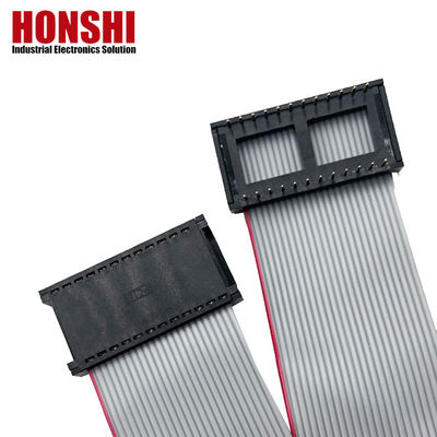 IDC Conector masculino 6 8 10 12 14 16 18 26 40 Pin 2,54 mm Pitch Dip Flat Ribbon Cable