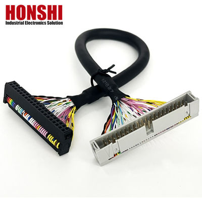 UL20276 Certificado 40P Cable de fita blindada PLC Connection IDC to Box Header Flat Cable