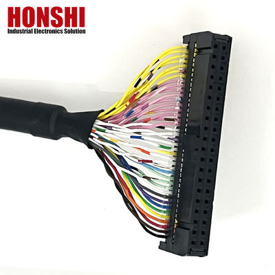 UL20276 Certificado 40P Cable de fita blindada PLC Connection IDC to Box Header Flat Cable