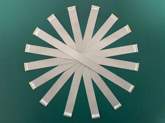 Material de isolamento PET 0,5 mm Flat FFC Cable UL20624 80c 60v 20 Pin FPC Ribbon Cable
