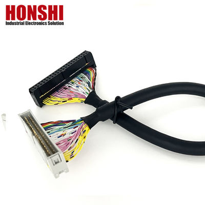 UL20276 Certificado 40P Cable de fita blindada PLC Connection IDC to Box Header Flat Cable