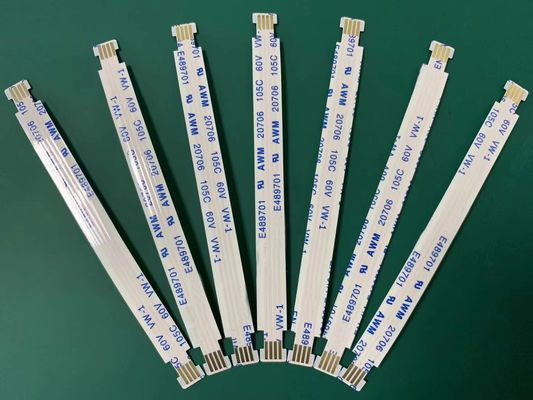 Material de isolamento PET Cabo de fita paralela 1 mm 1,25 mm Pitch Cable FFC personalizado