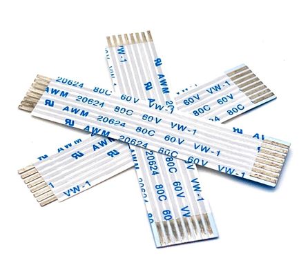 Cabos de fita FFC planos UL20624 80c 60v 40 pin FPC para automóveis