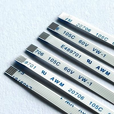 Cabos de fita FFC planos UL20624 80c 60v 40 pin FPC para automóveis