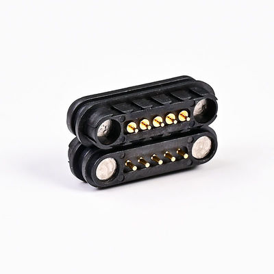 3A 2A Conector magnético de corrente 5P Conector magnético masculino feminino