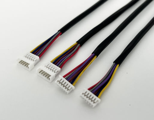 UL1007 Conjunto de arneses de arame 2 pin 6 pin 8 pin Conjunto de cabos elétricos personalizados