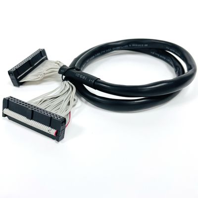 2.0mm 40 pin IDC Flat Ribbon Cable Assembly com condutor de fio de cobre enlatado
