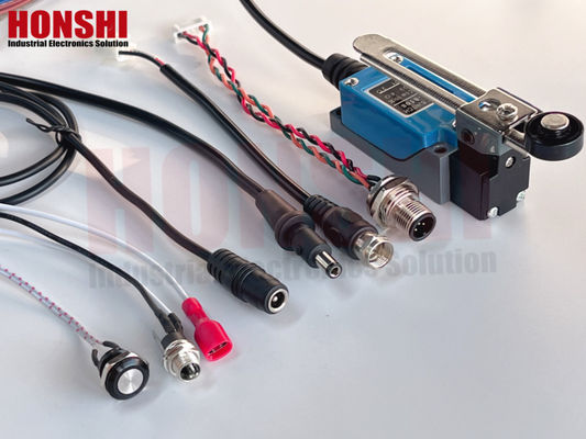 24AWG 3 Pin Dupont Electronic Wire Harness Feminino e Masculino Com Conector de 2,54mm