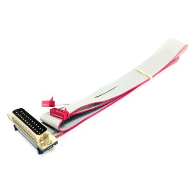 8 pin 10 pin masculino Flat Cable Assembly IDC Cable Ribbon Red Micro Match Connector