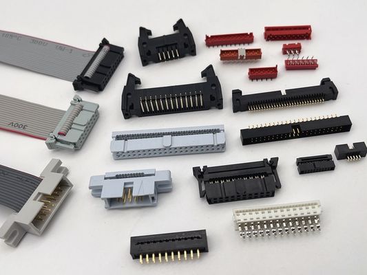 8 pin 10 pin masculino Flat Cable Assembly IDC Cable Ribbon Red Micro Match Connector