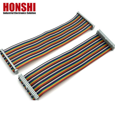 2.54mm IDC para IDC Elétrico Flat Cable 40 Pin Multicolor Cable de fita para automóvel