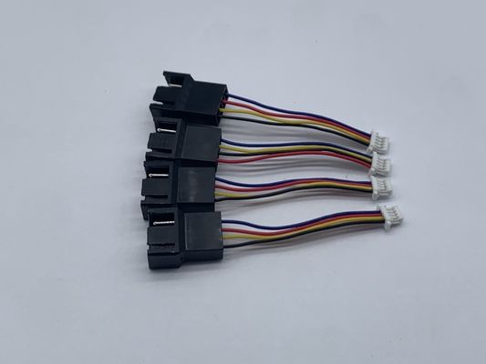 Customizado JST SM2.5 4 pin para JST SH1.0 4 pin arnês de arame com condutor revestido de estanho