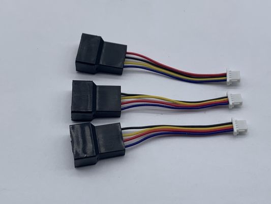 Customizado JST SM2.5 4 pin para JST SH1.0 4 pin arnês de arame com condutor revestido de estanho