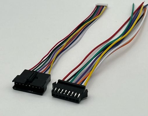 JST SM2.5 8 pin conector elétrico arnês de arame montado ul1007 24awg