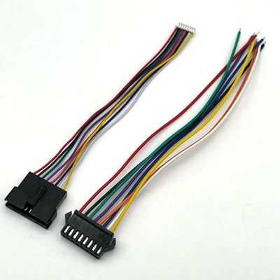 JST SM2.5 8 pin conector elétrico arnês de arame montado ul1007 24awg