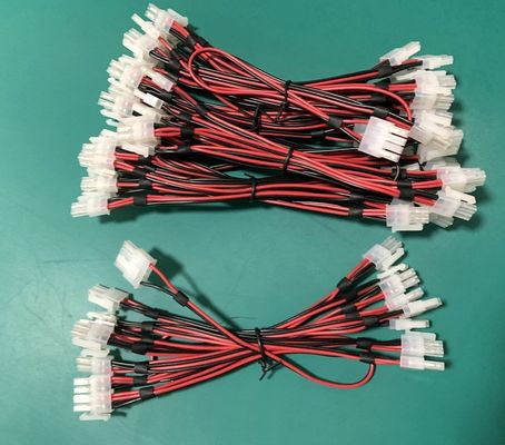 Conjunto de arnês de fio elétrico personalizado JST XH 2.5 4 Pin para MX3.0mm 4p conector