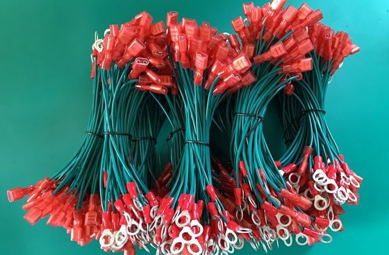 Cabos terminais de anel redondo com material de chapéu de PVC