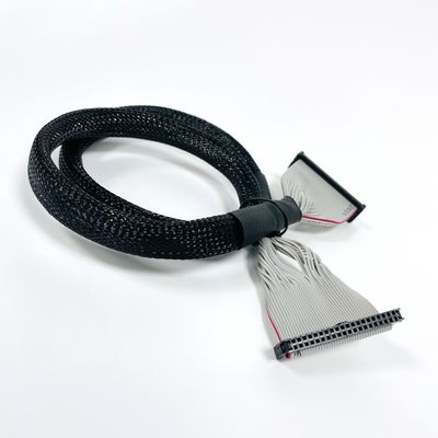 Automóvel IDC Flat Ribbon Cable 2,54 mm Pitch Material de isolamento PVC Poliéster