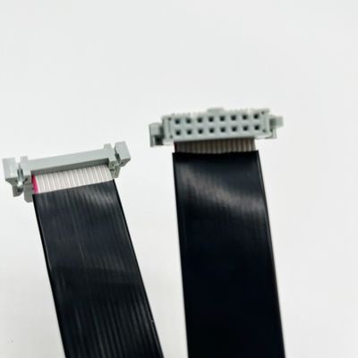 16 pin IDC Flat PVC Cable Ribbon com 2.54mm Pitch Connector comprimento personalizado