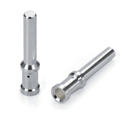 Pin inclinado de cobre de precisão, bobina de molas para conector de armazenamento de energia de alta corrente