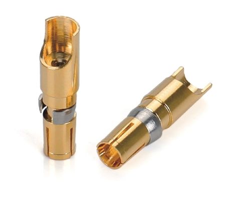 OEM CNC Brass Machined Pins Contactos Processos automáticos de torno Dimensões personalizadas