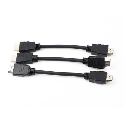 Montura de cabo moldado revestido de ouro 4K HDTVI 1.4 2.0 Cabo 30AWG Para PC TV