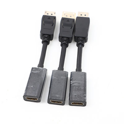 Montura de cabo moldado revestido de ouro 4K HDTVI 1.4 2.0 Cabo 30AWG Para PC TV