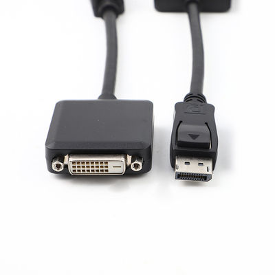 DP Homem Para DVI Fêmea Adaptador Cable 200mm Ouro Palted Para PC TV Conexão Eletrônica
