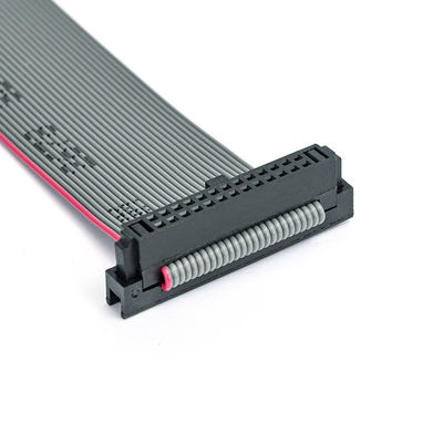 26 pin IDC Flat Ribbon Cable Assembly com alívio de tensão e 2,54mm IDC para IDC Socket