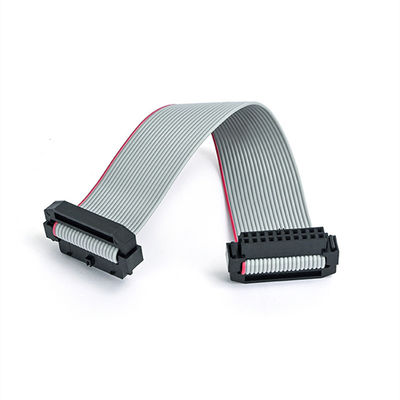 26 pin IDC Flat Ribbon Cable Assembly com alívio de tensão e 2,54mm IDC para IDC Socket