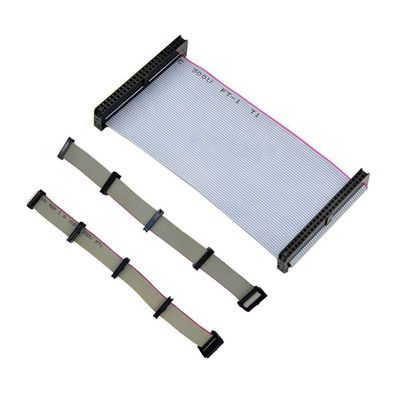 2.0mm Flat Ribbon Cable Assembly IDC TO IDC 20Pin Socket com UL2651 28awg