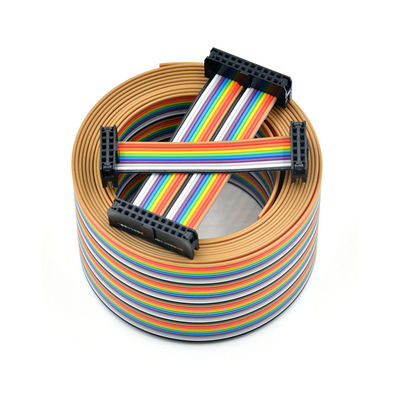 Cable de fita de 12 pines customizado de 2,54 mm Socket IDC UL2651 28AWG