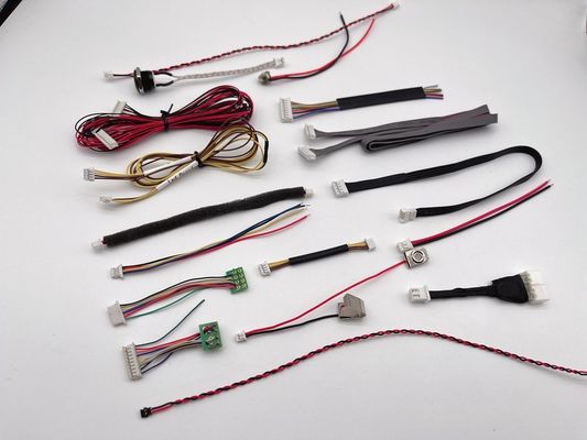 Conjunto de arnês de fio terminal 18 - 26Awg Conector JST para terminal Y de 4,8 mm 6,3 mm