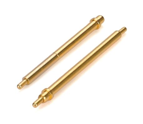 Pinhas de conector em máquina 2.0x18.5mm Placado em ouro Pin terminal de latão Pin de ponto de contato