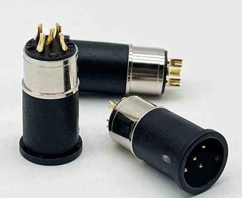 M12 5 pin Fêmea e macho painel montado Multi Pin conectores de cabo circular à prova d'água