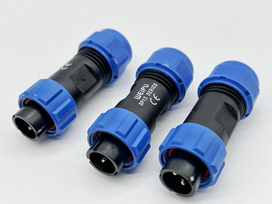 Conectores de fio circular IP67 à prova d'água Tipo DIN Plug masculino 2 3 4 5 6 8 10 12 pin