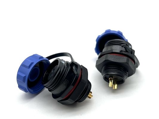 Conectores de fio circular IP67 à prova d'água Tipo DIN Plug masculino 2 3 4 5 6 8 10 12 pin