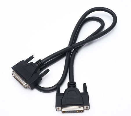 Cable D Sub 13W3 Power Connector Shielded DB9 DB15 Homem para Fêmea