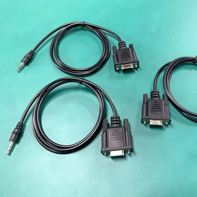 Montura de cabo moldado eletrônico macho para macho fêmea cabo DB para 9 pinos cabo D SUB