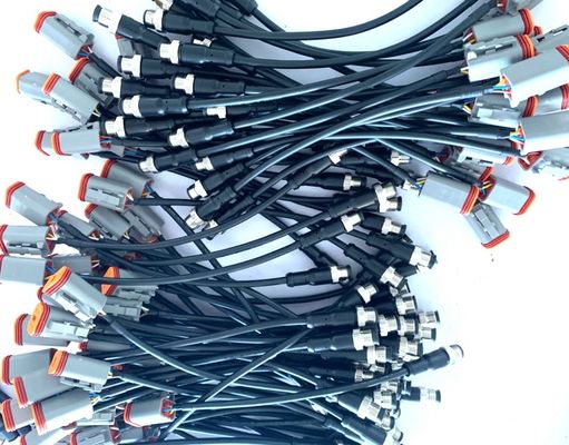 Arnês de fiação automotriz personalizado 24 pin para conexões de fio 24 - 32AWG