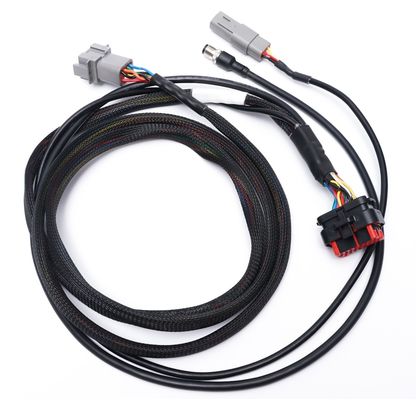 Arnês de fiação automotriz personalizado 24 pin para conexões de fio 24 - 32AWG