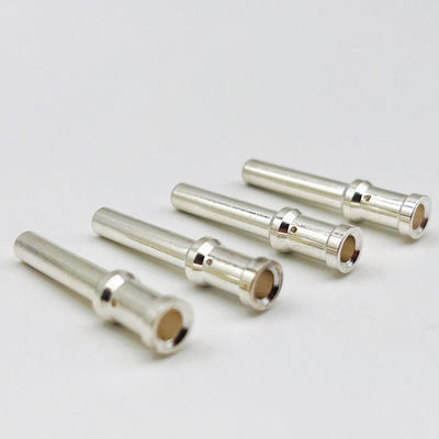 Ferramentas de torneamento CNC Pins redondos de cobre Pins de contato com placas de ouro Energia elétrica