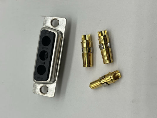 3V3 30A Conector de ligação masculino tipo D com material de contato revestido de ouro de latão