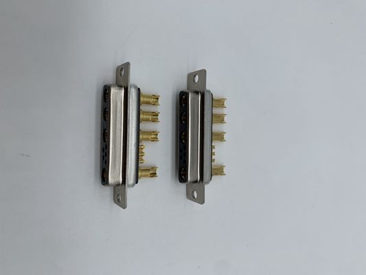 Conector de energia automotivo D SUB 9W4 Soldeira feminina de latão C3604 Para cabo