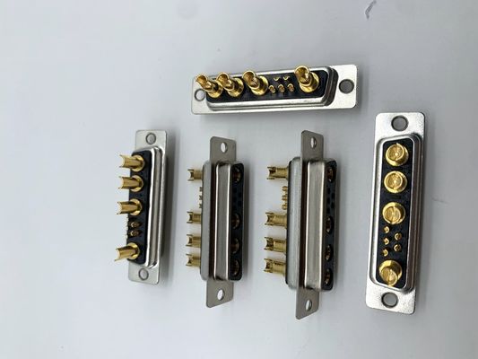 Conector de energia automotivo D SUB 9W4 Soldeira feminina de latão C3604 Para cabo
