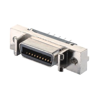 HPCN Conector de fio para placa MDR SCSI Pitch 1.27mm 14 Pin Conector masculino feminino