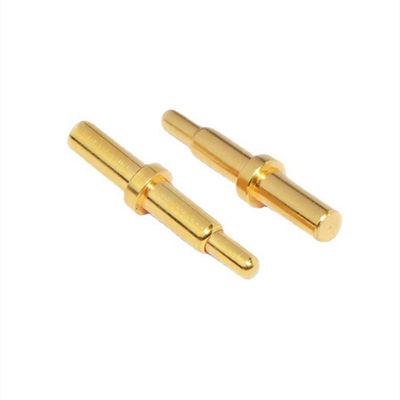10.65mm Pin de bronze carregado com mola SMT Tipo Pogo Revestido em Ouro Pin Para conexões de temperatura