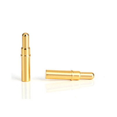 10.65mm Pin de bronze carregado com mola SMT Tipo Pogo Revestido em Ouro Pin Para conexões de temperatura
