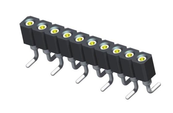 1.27mm Cabeça feminina H4.1 redonda linha única de ângulo direito Cabeça de alfinete feminina